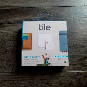 New Tile Mate & Slim Tile Trackers | 1 Mate & 1 Slim | New, Open Box